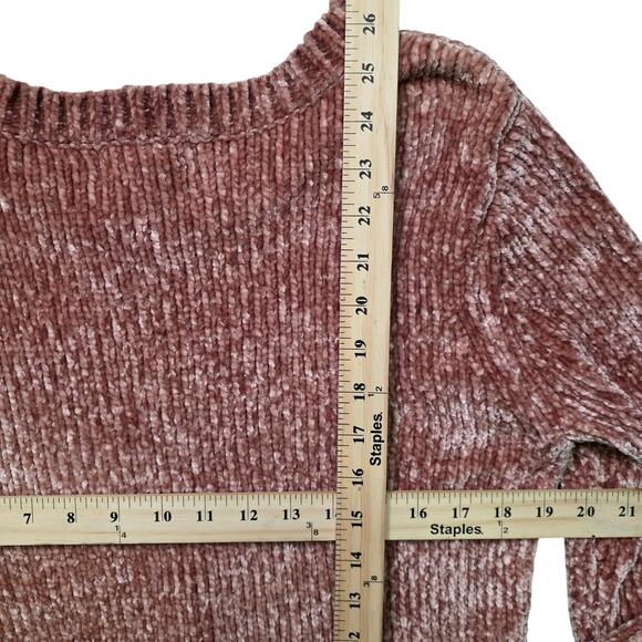 Orvis Sweater Women’s Small Pink Long Sleeves Polyester Crew Neck - Picture 5 of 6